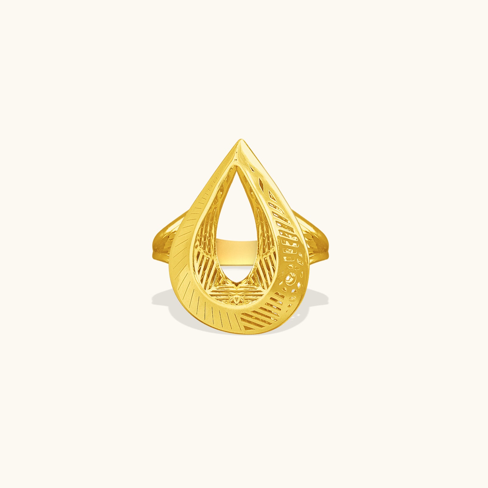 Eternal Flow Teardrop Ring
