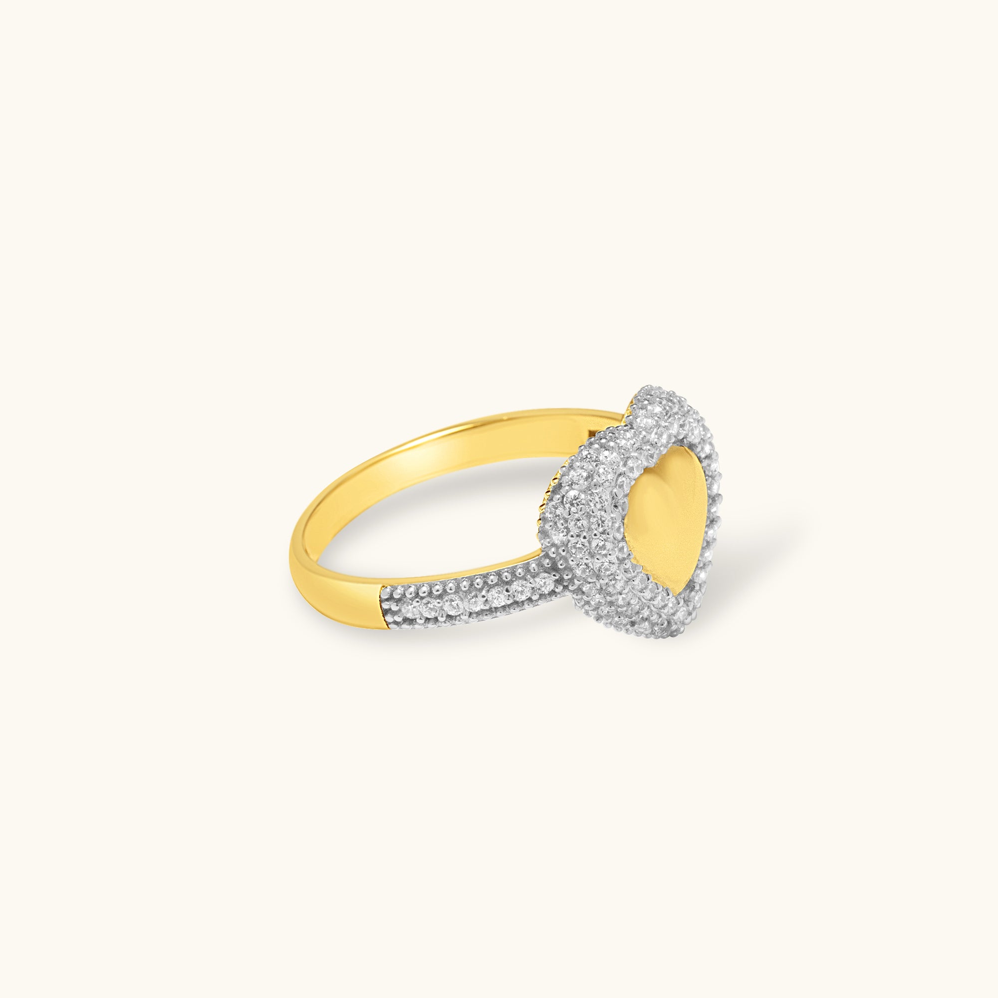 Pavé Heart Ring