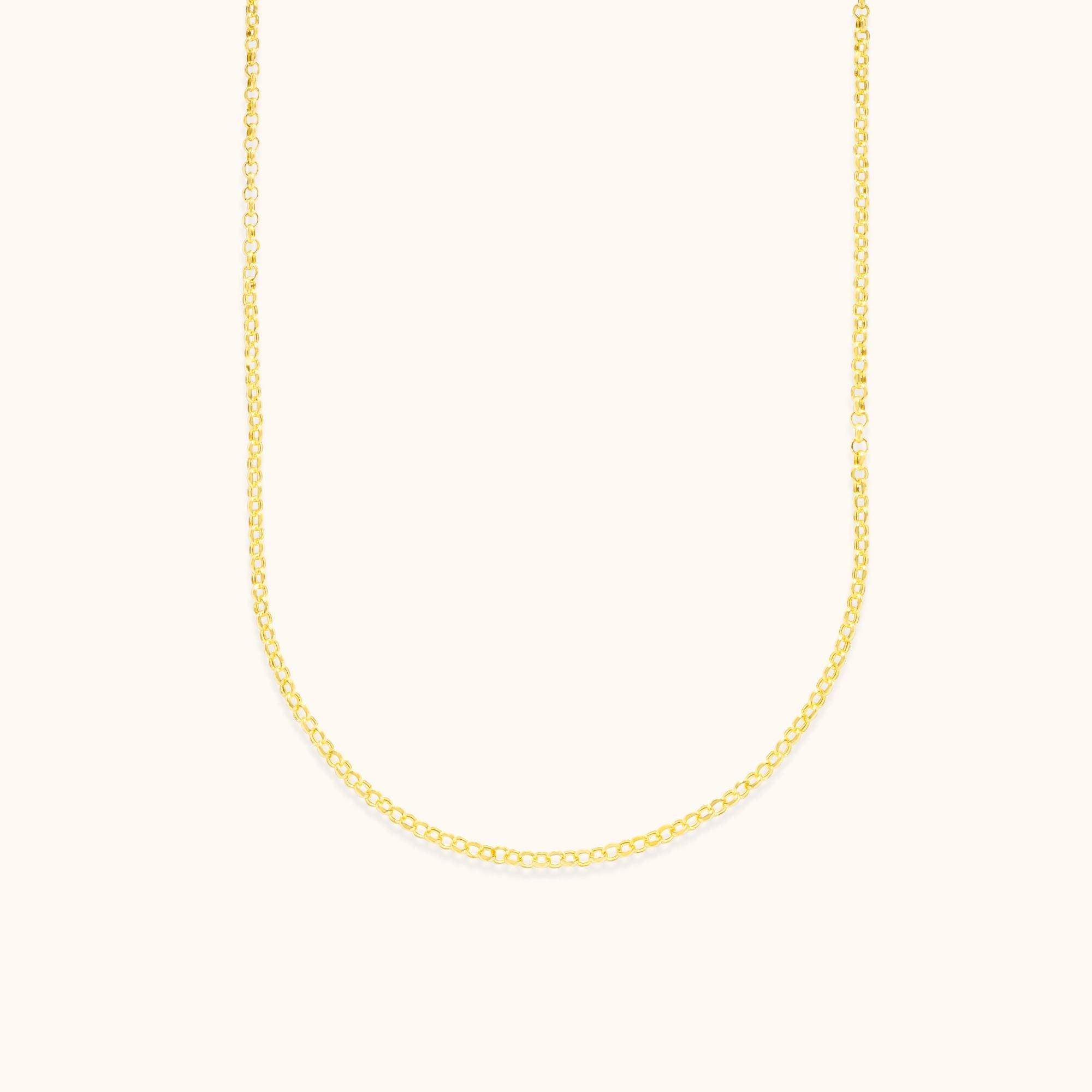 Dainty Cable Chain Gold Necklace