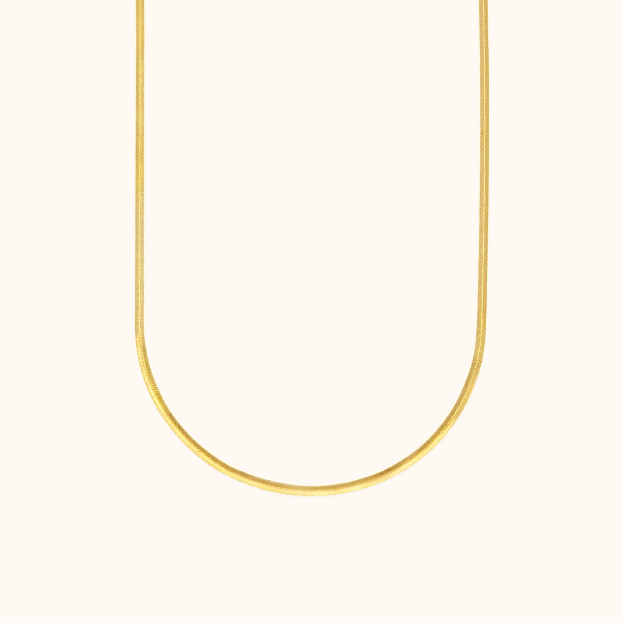 Snake Chain Gold Necklace