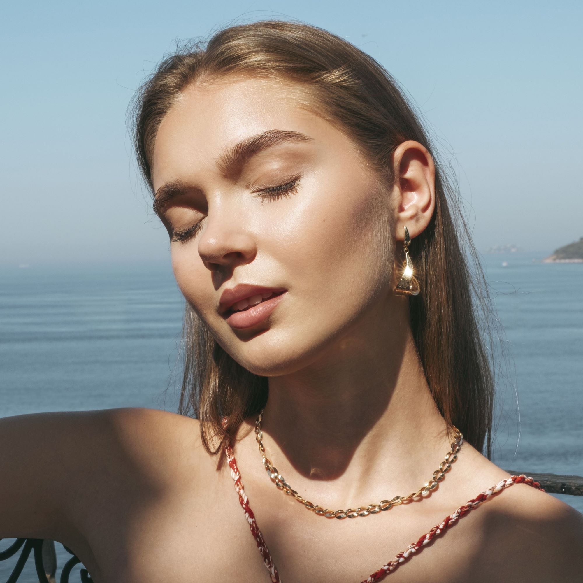 Aurelia Hive Dangle Drop Earrings - View 5 by Zelveti