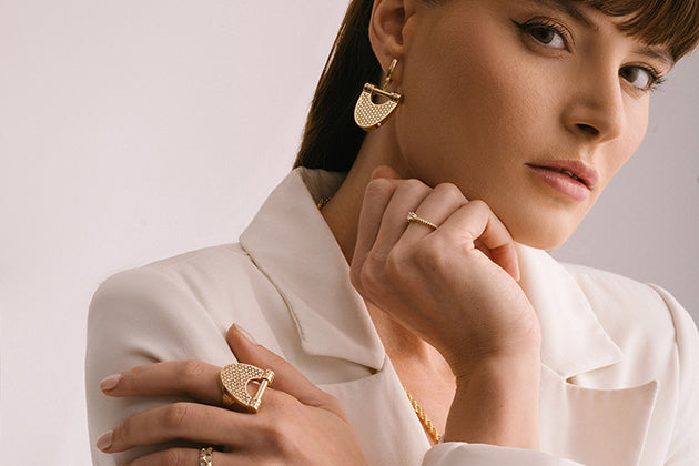 Paperclip Chain Gold Necklace