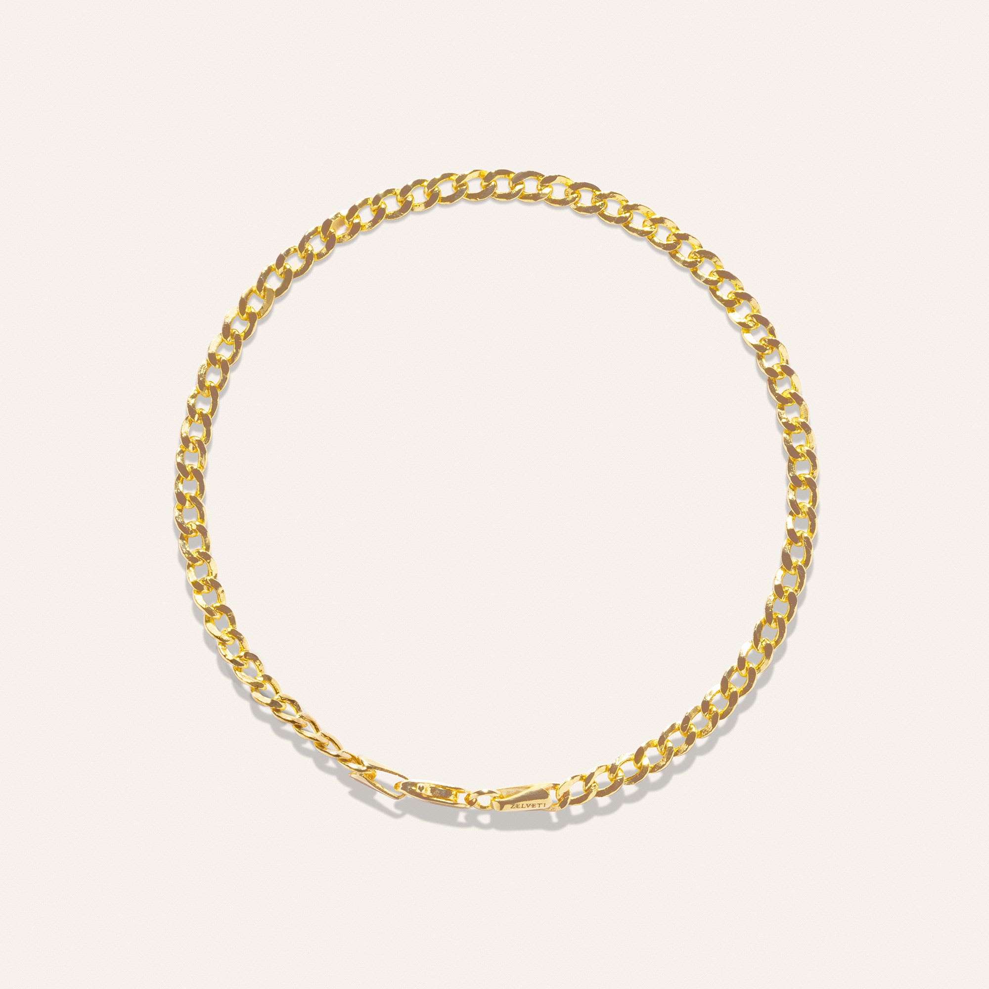 Curb Chain Gold Bracelet