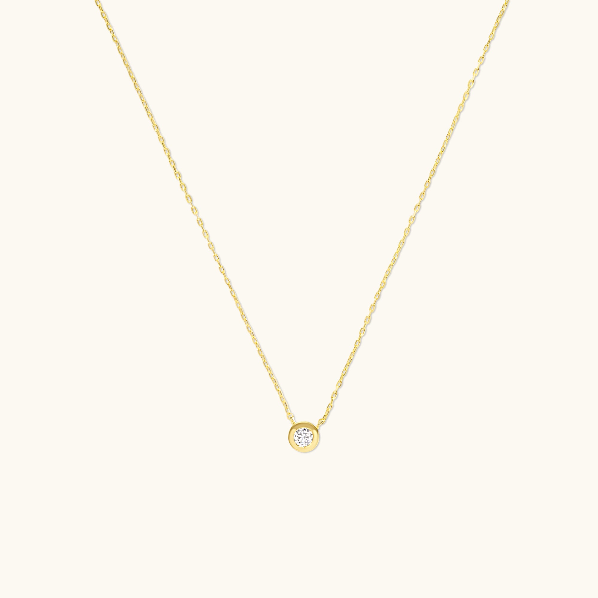 Gemstone Gold Pendant Necklace