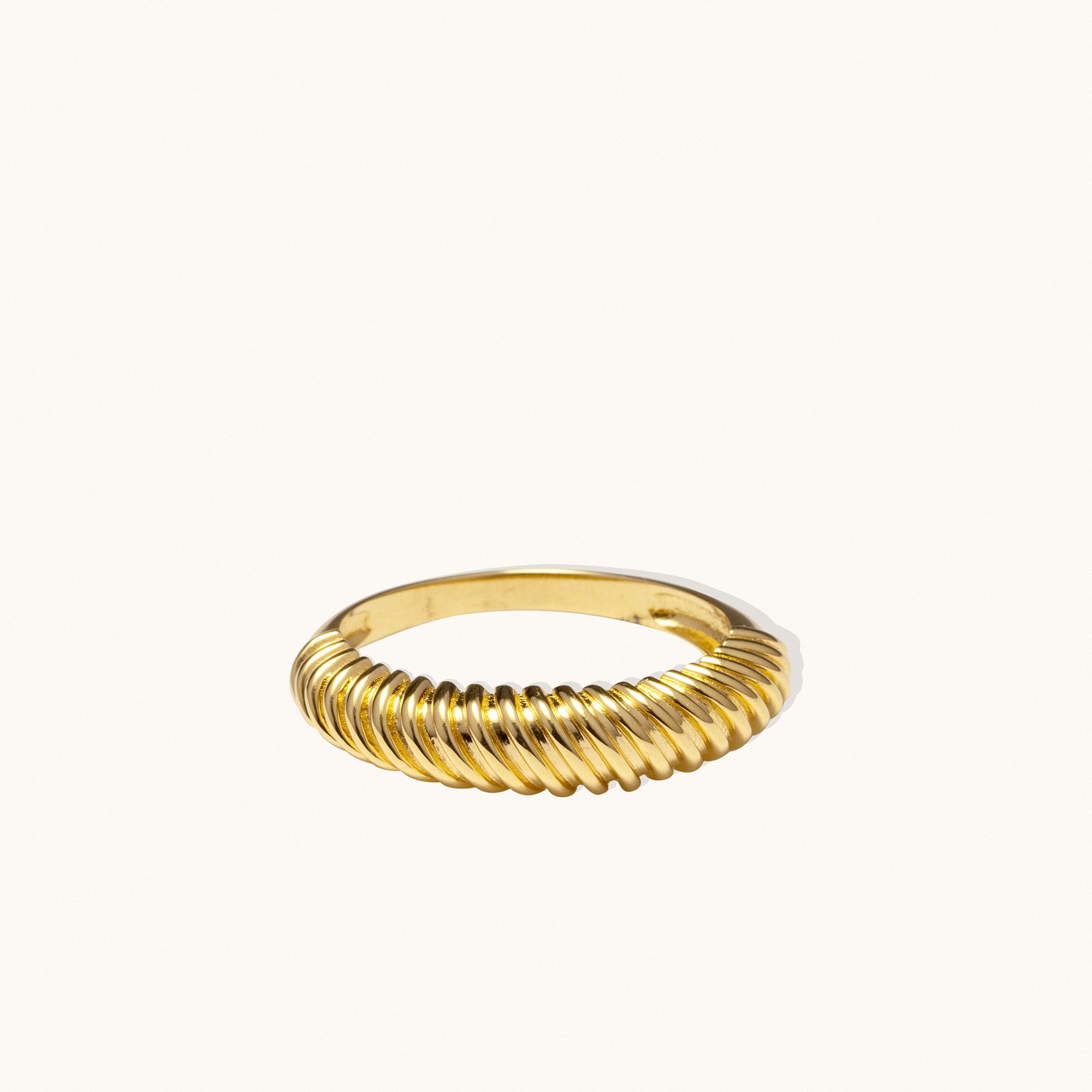 Croissant Gold Ring