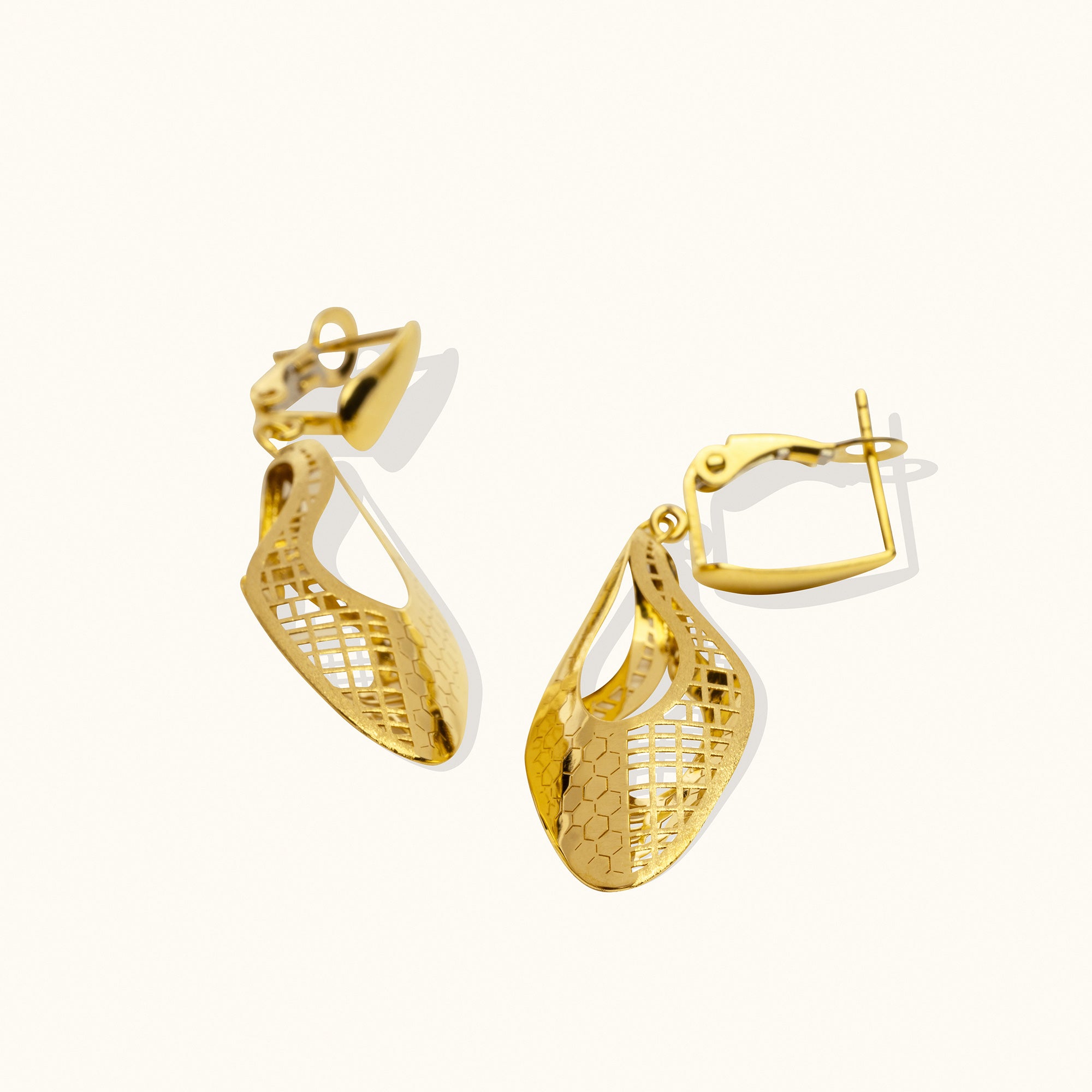 Dangling Gold Earrings