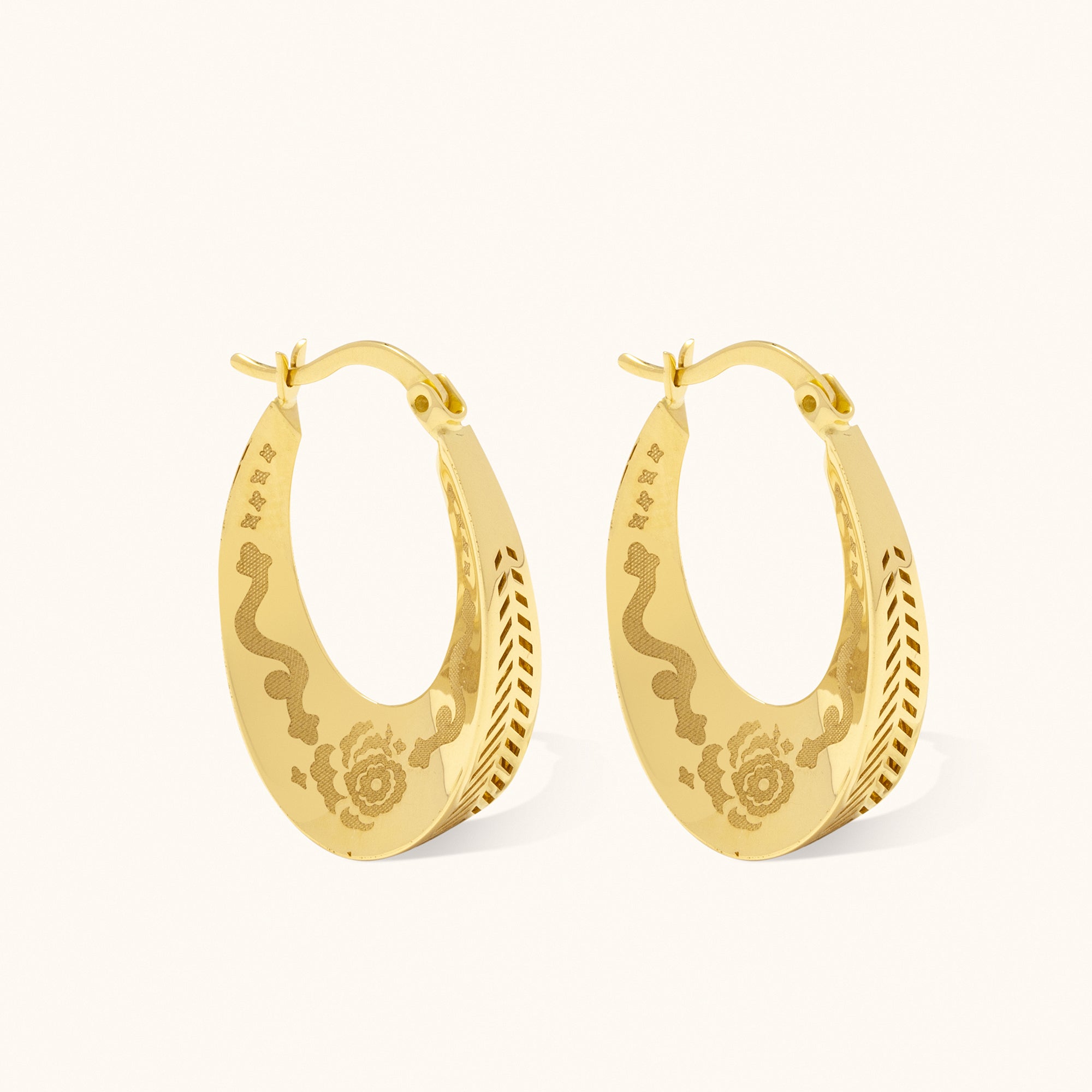 Hoop Gold Earrings