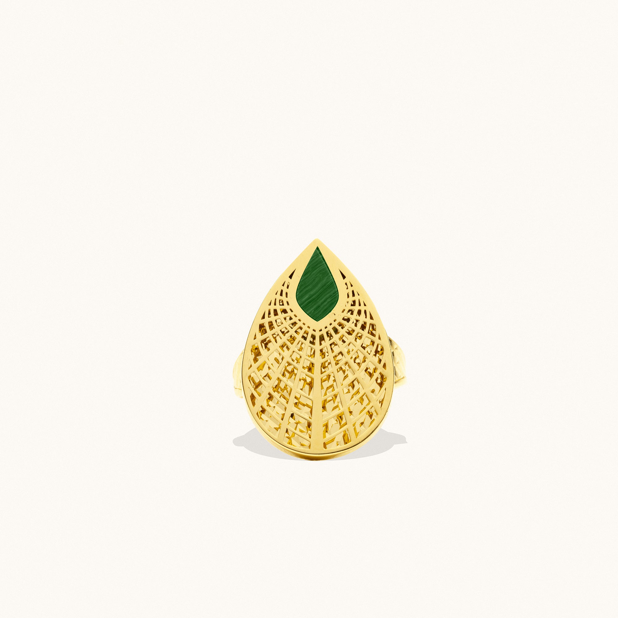 Golden Leaf Gold Ring