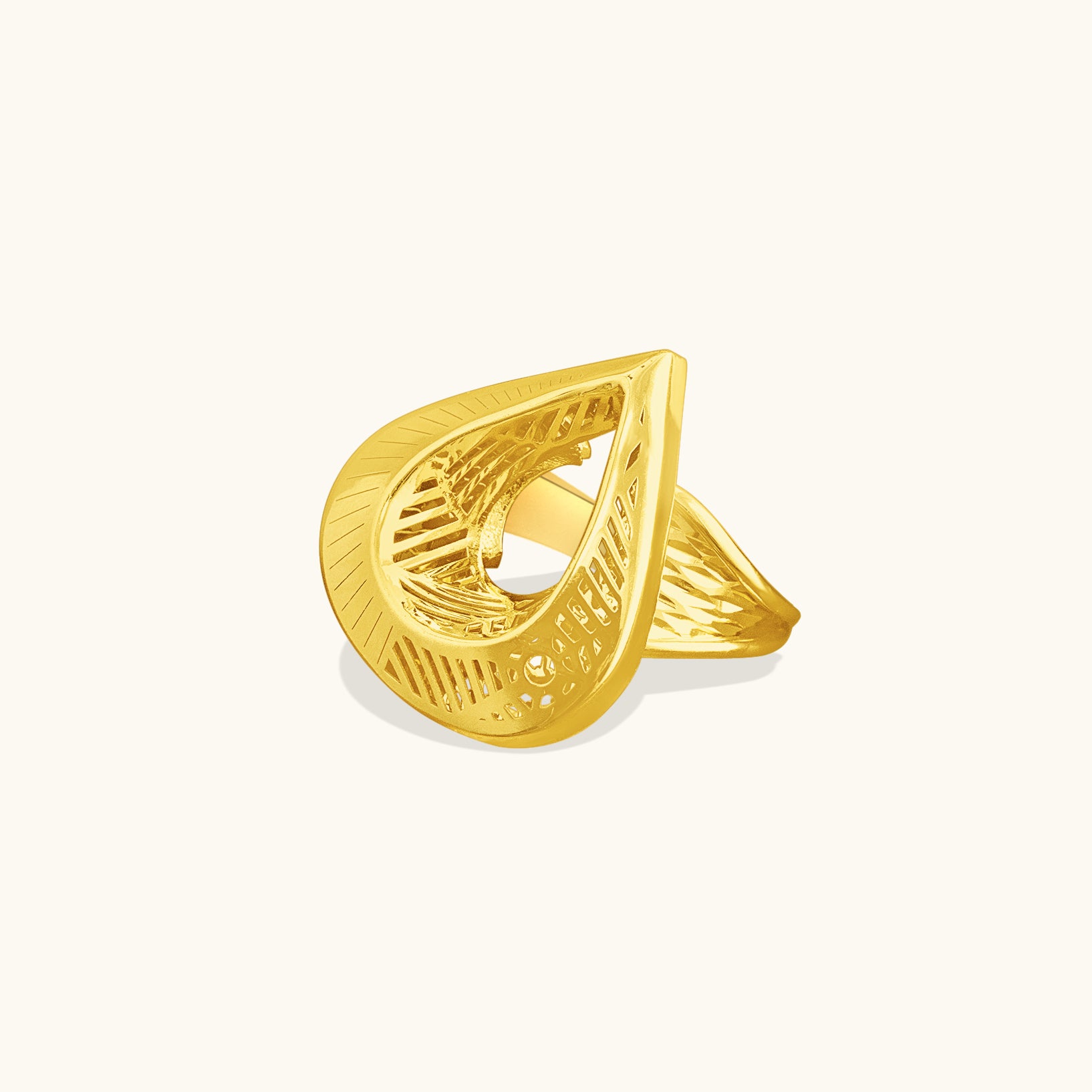 Eternal Flow Teardrop Ring