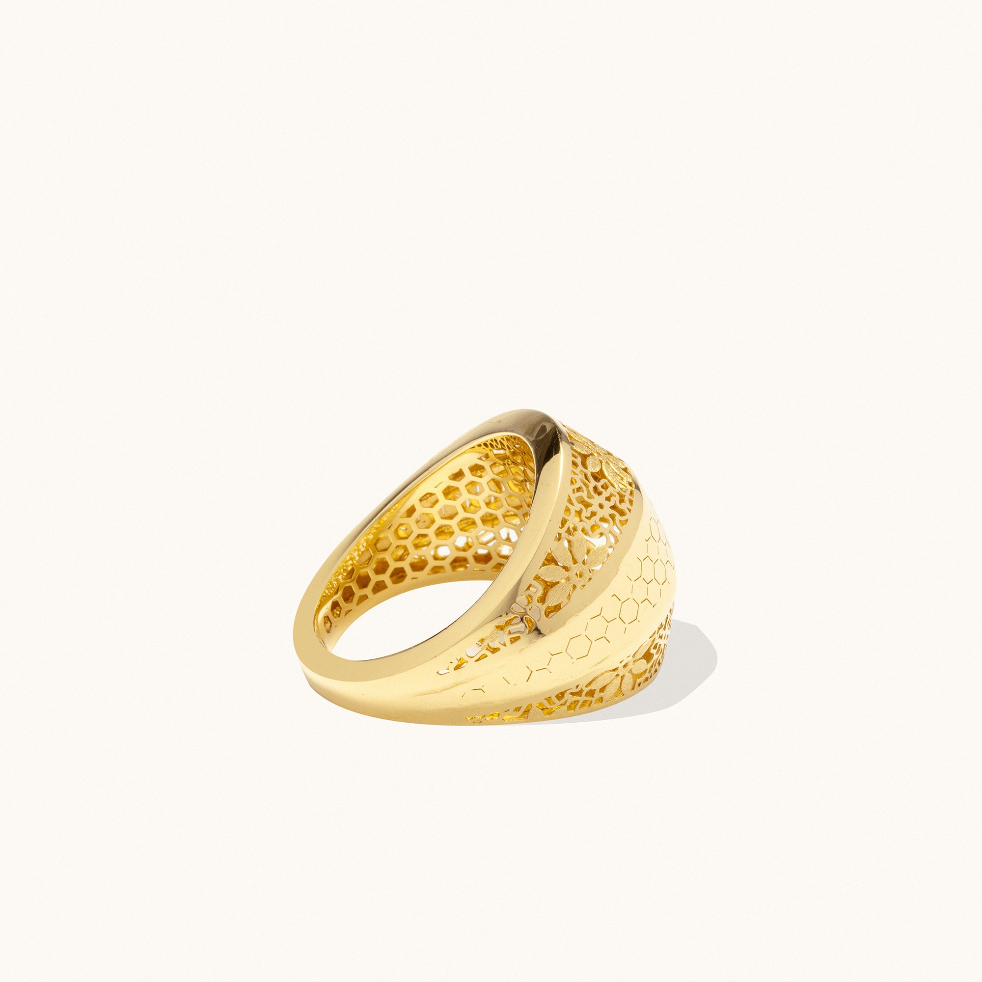 Honeycomb Bloom Ring