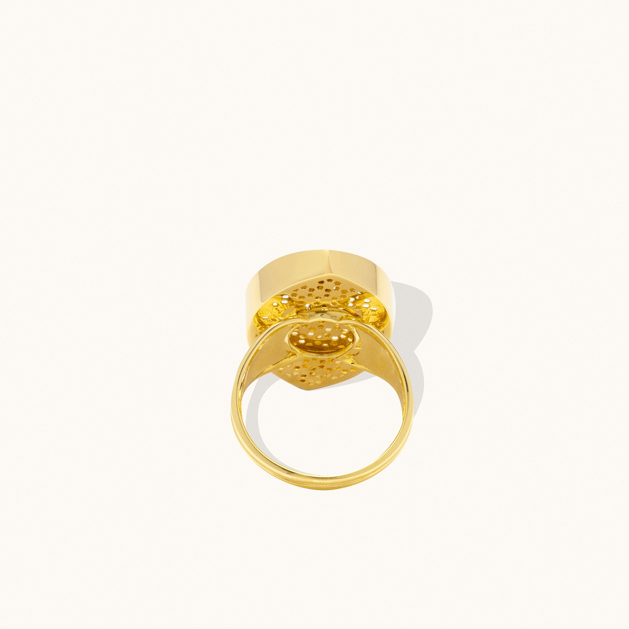 Medusa's Eye Gold Ring for women