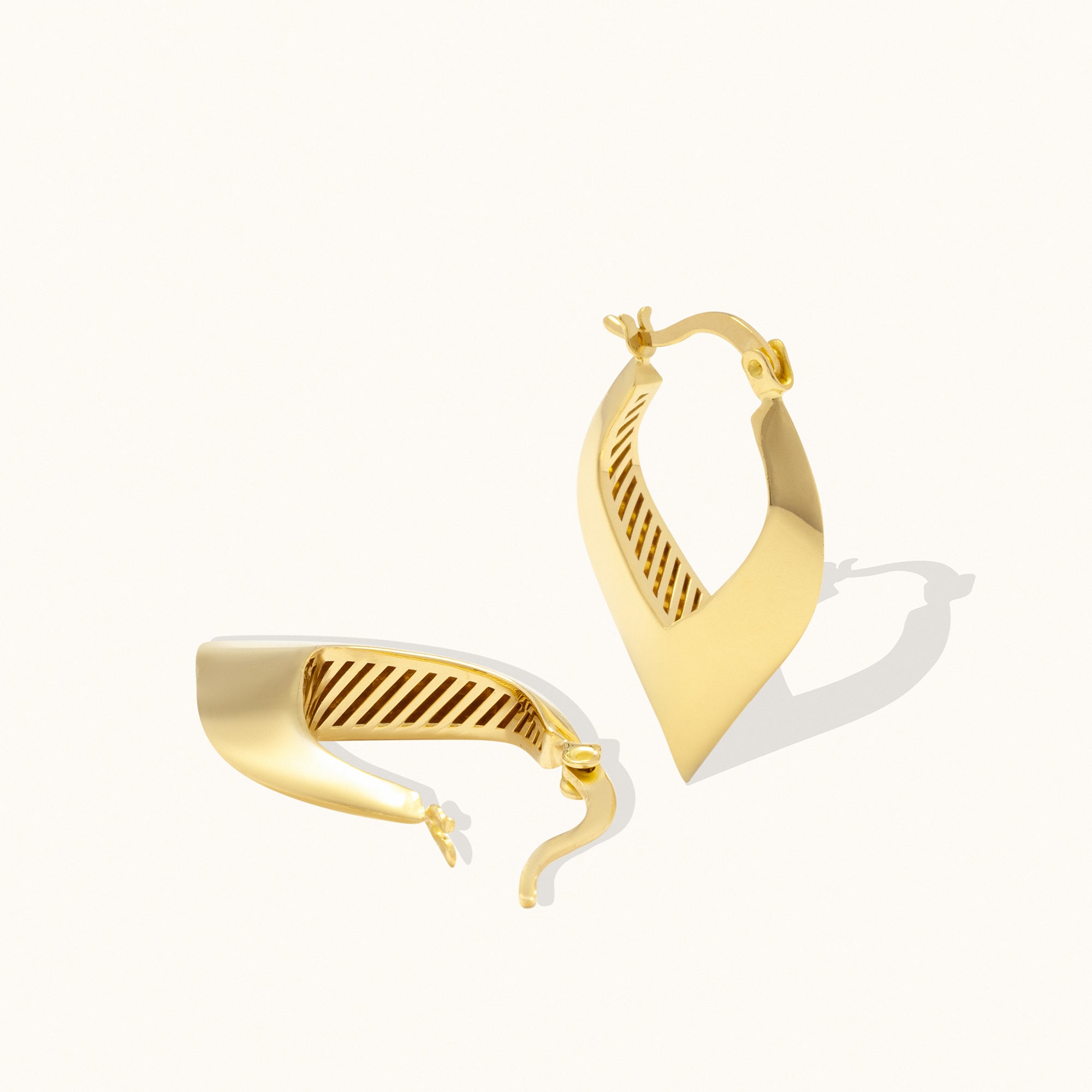 Leaf Gold Earrings