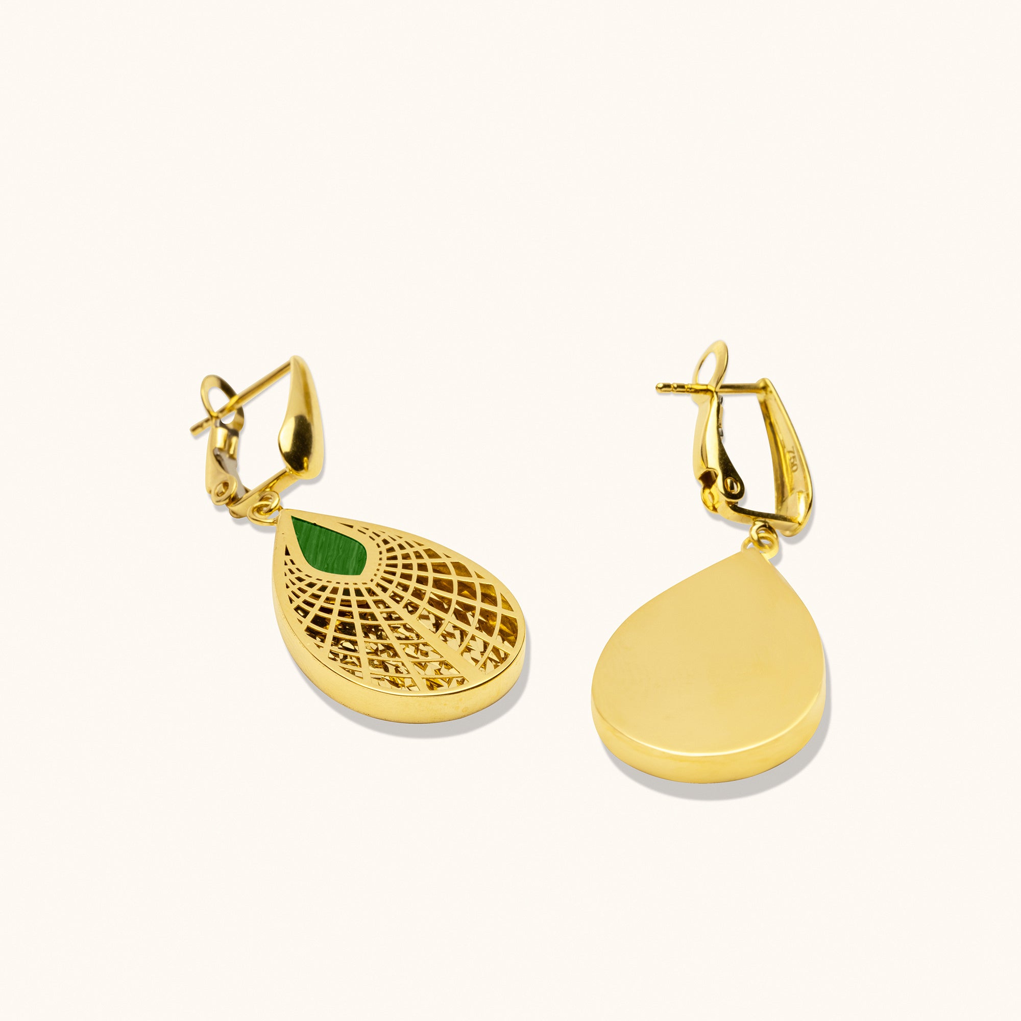 Drop Gold Earrings