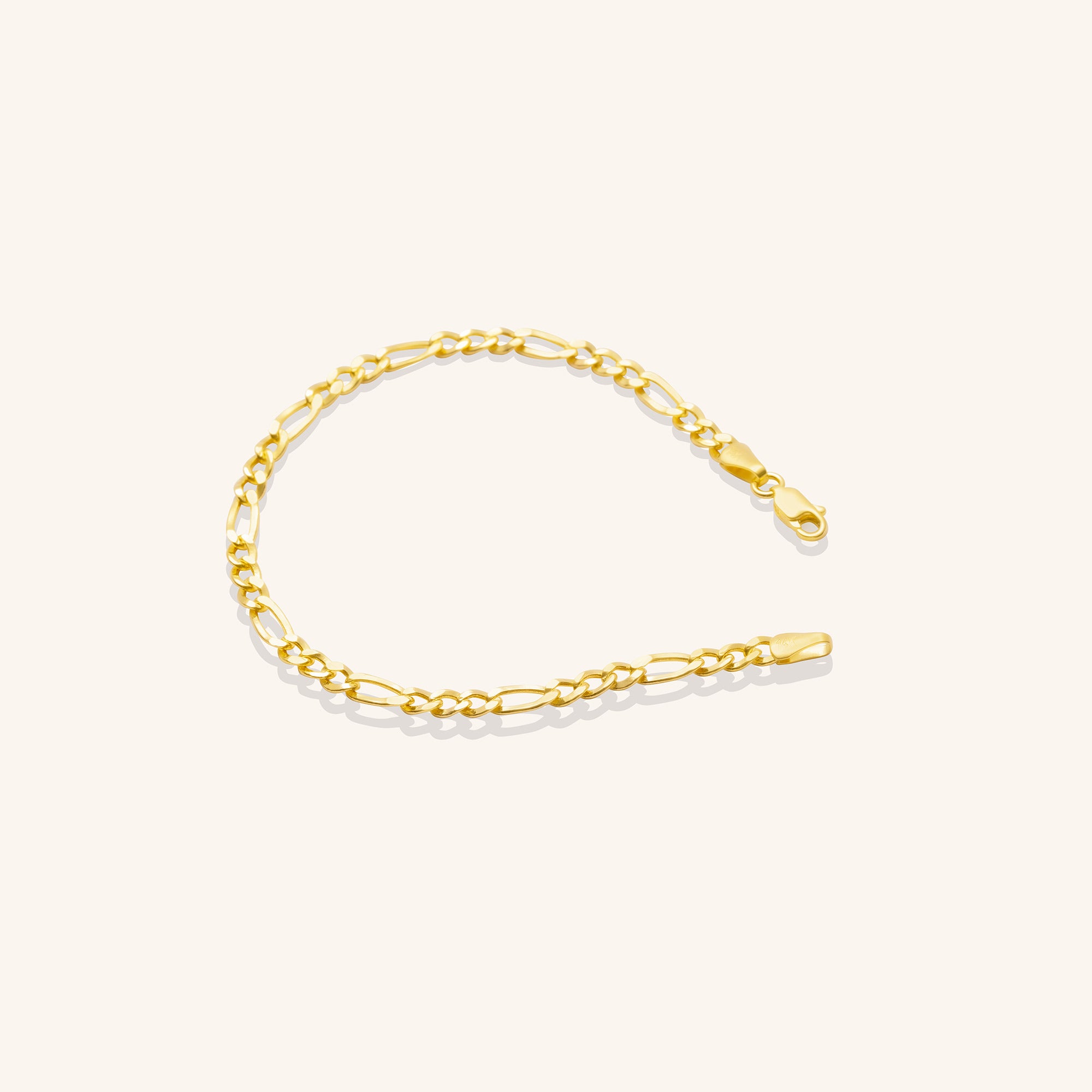 Figaro Link Chain Bracelet