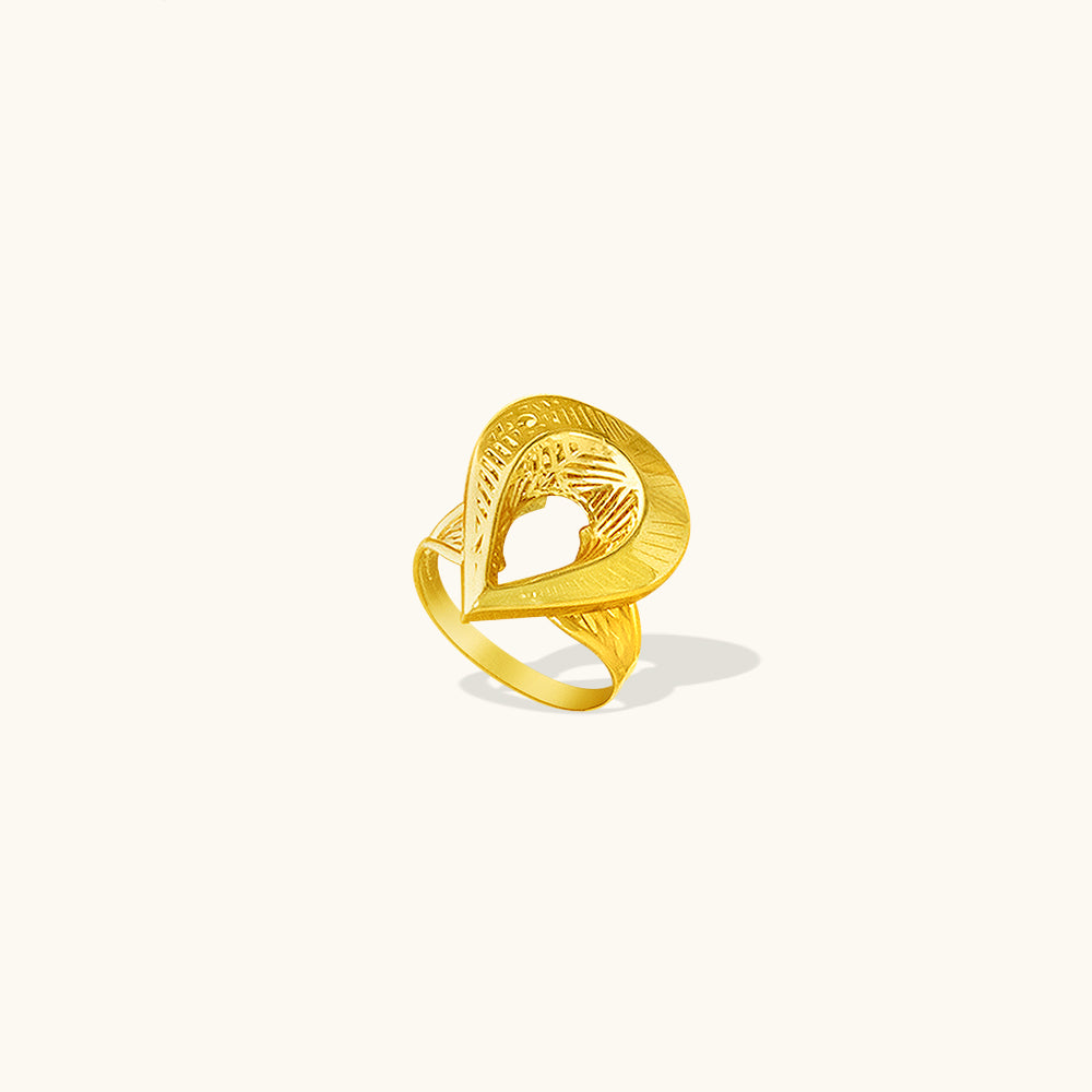 Eternal Flow Teardrop Ring