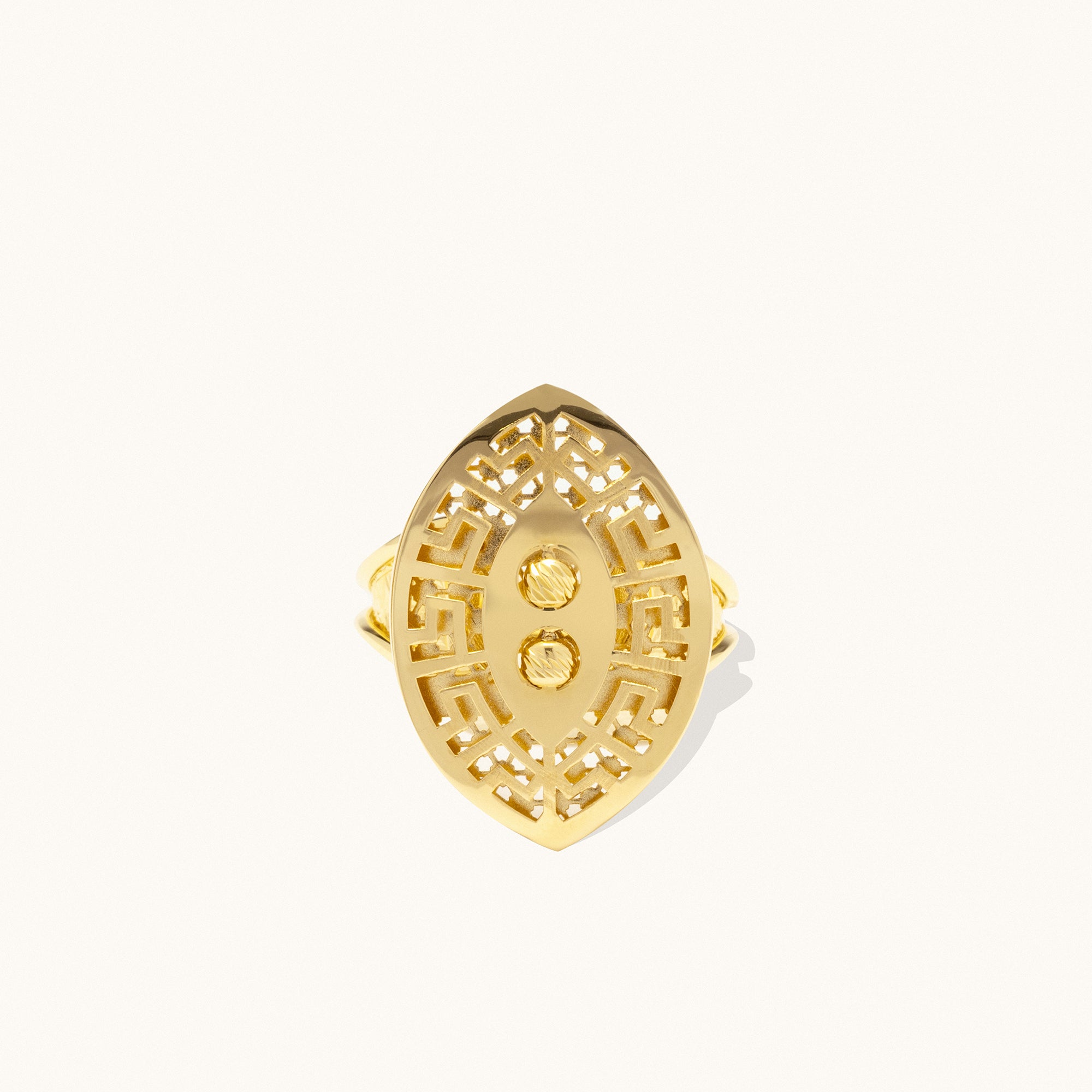 Medusa's Eye Gold Ring