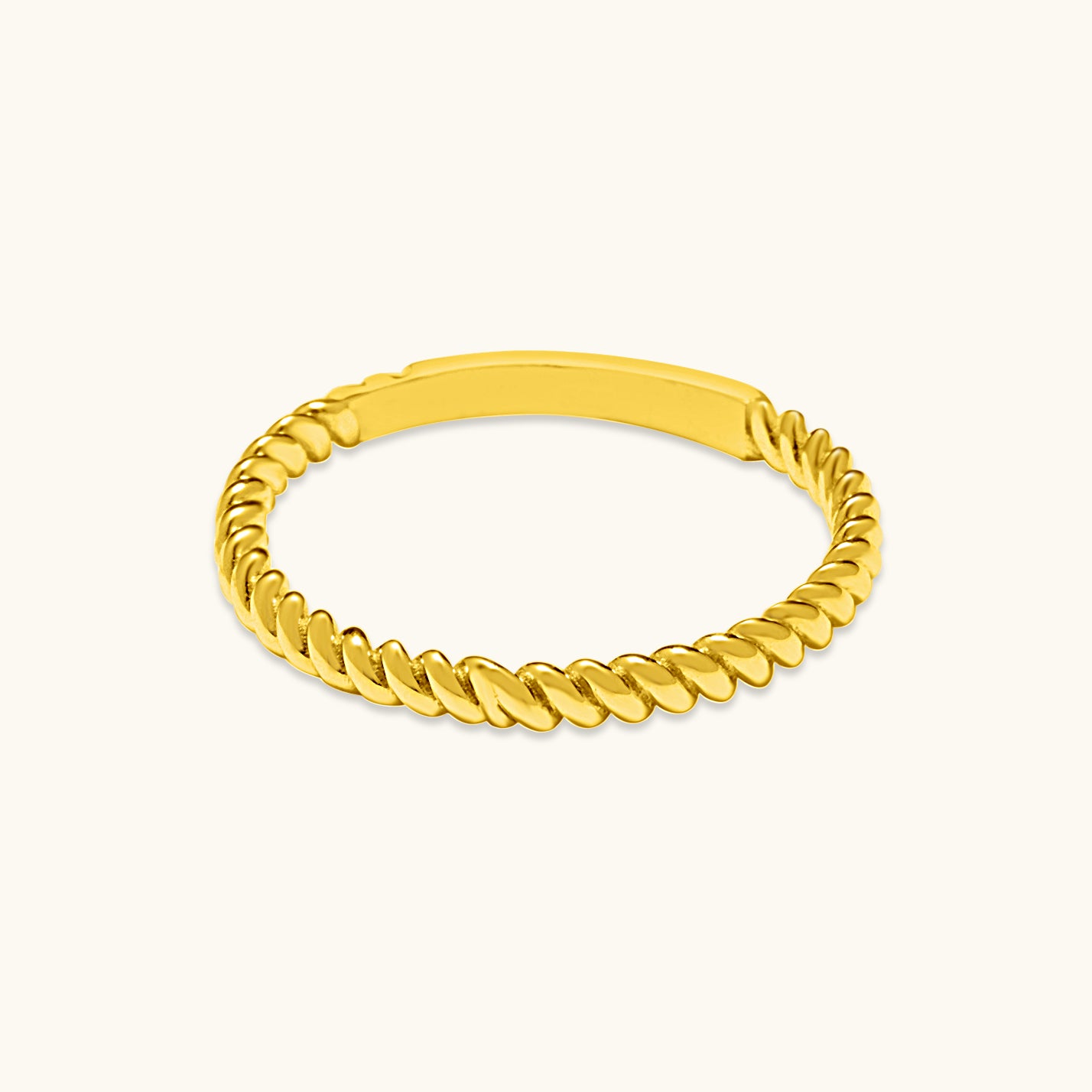 Twist Rope Gold Ring