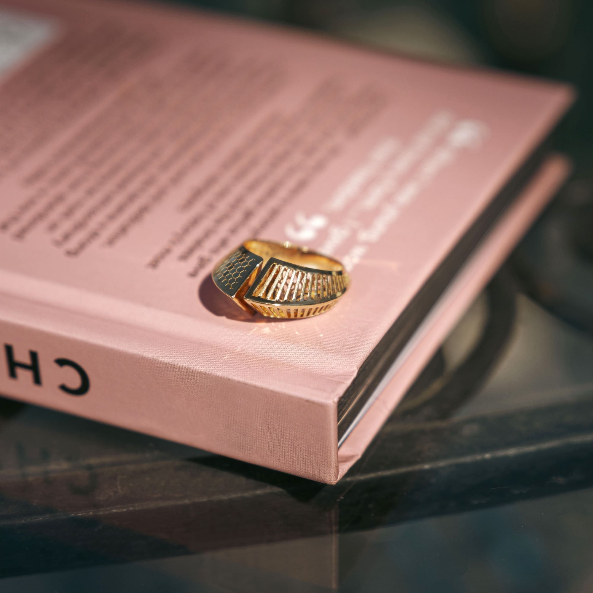 Ellipsis Open Ring