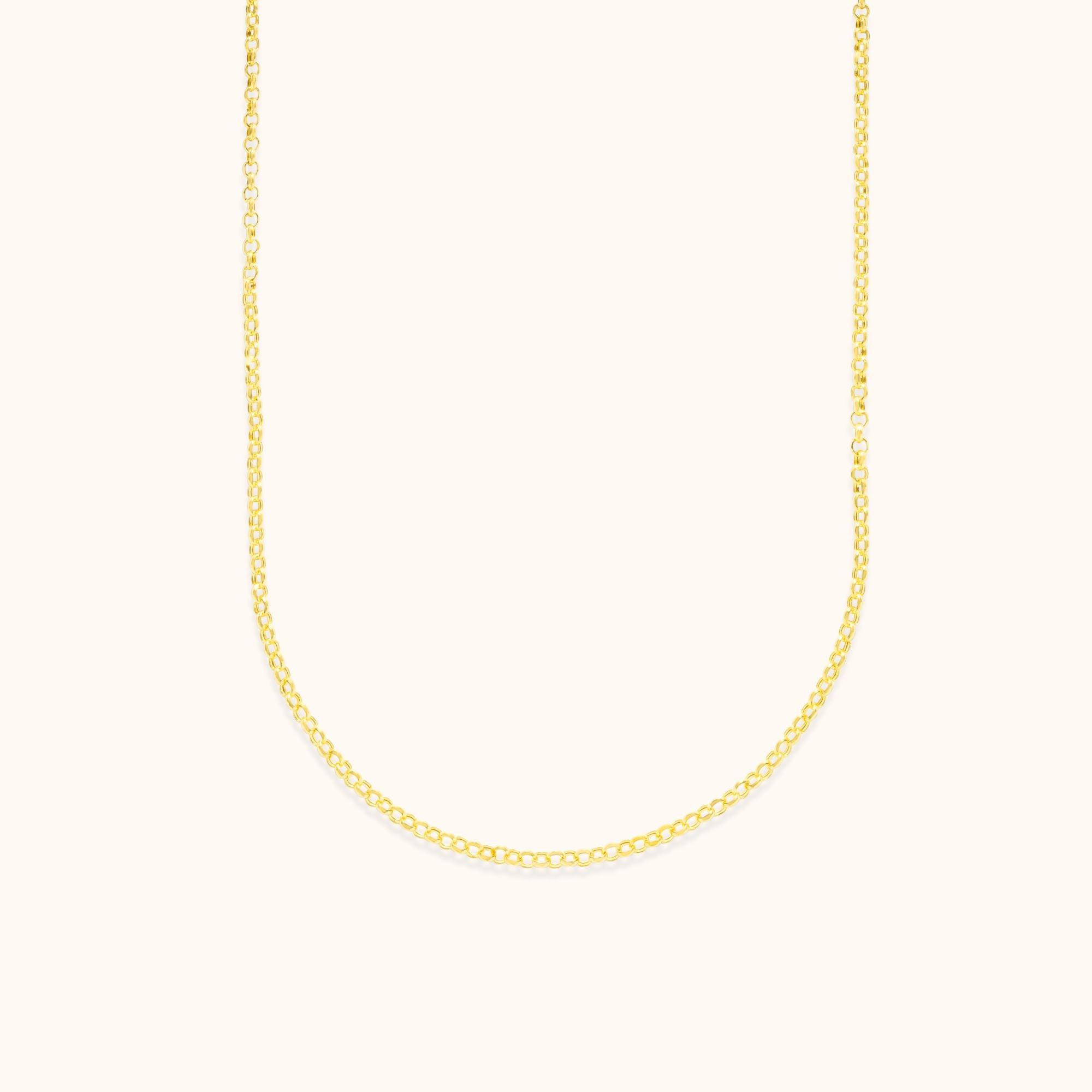 Dainty Cable Chain Gold Necklace