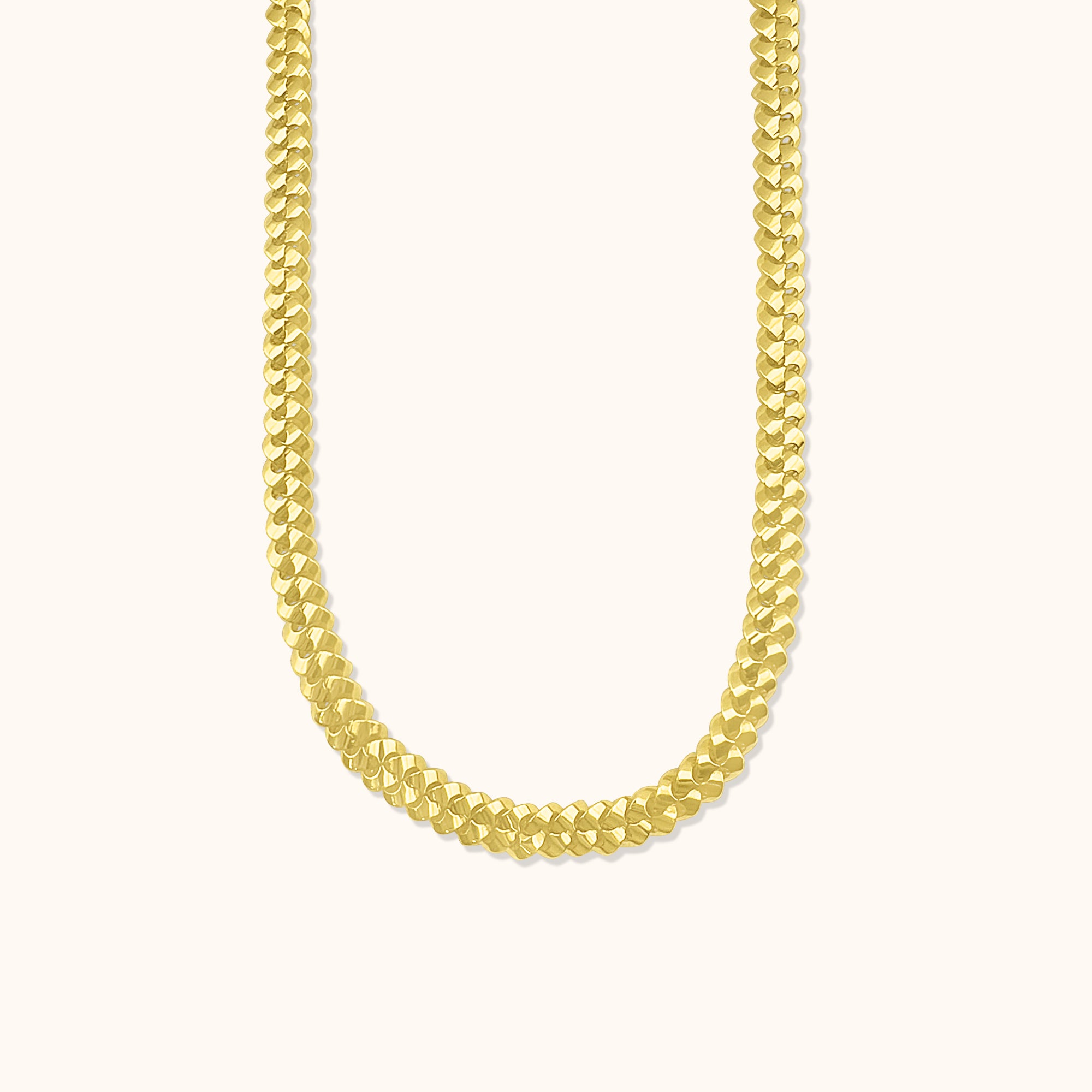 Dualis Cuban Link Chain Necklace