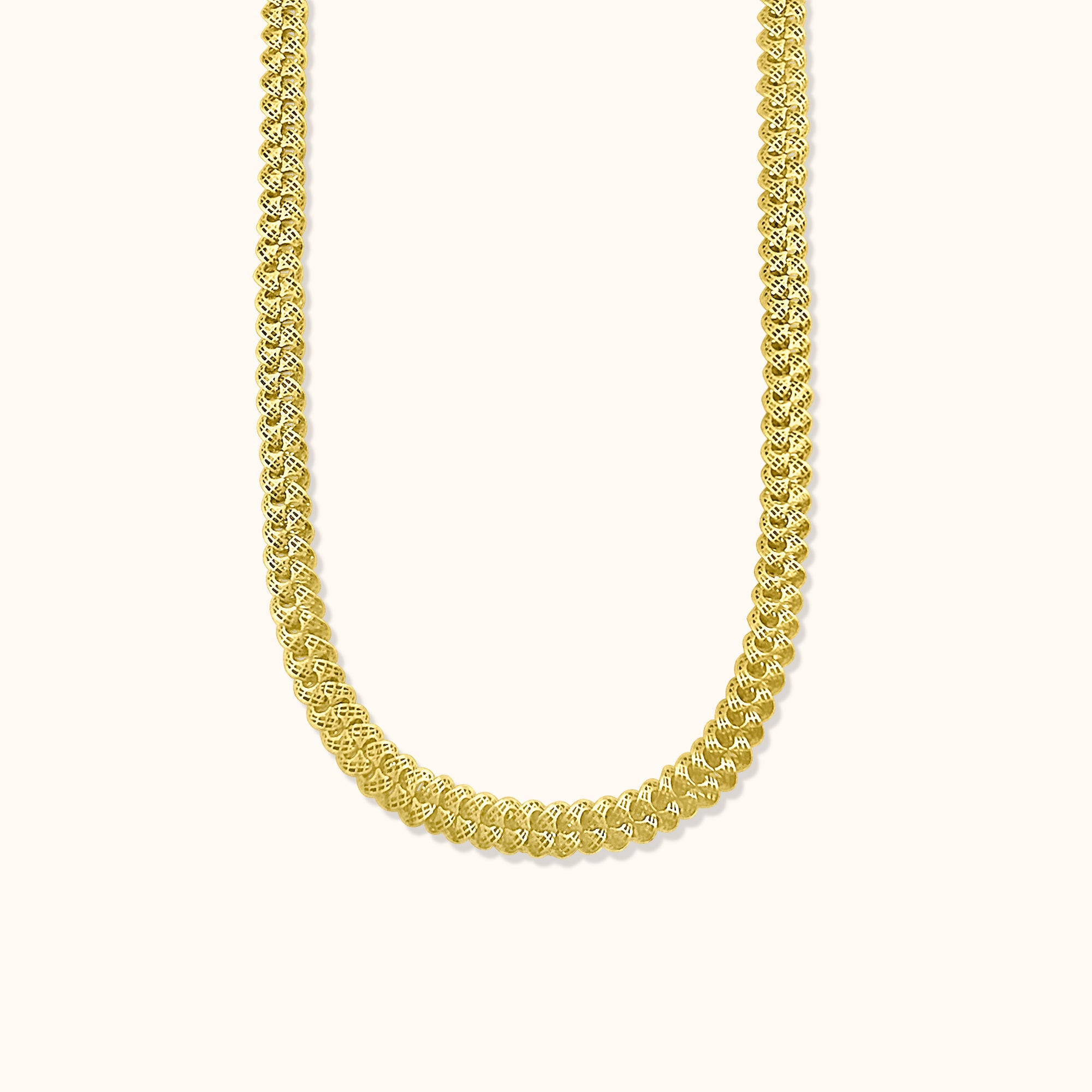 Dualis Cuban Link Chain Necklace