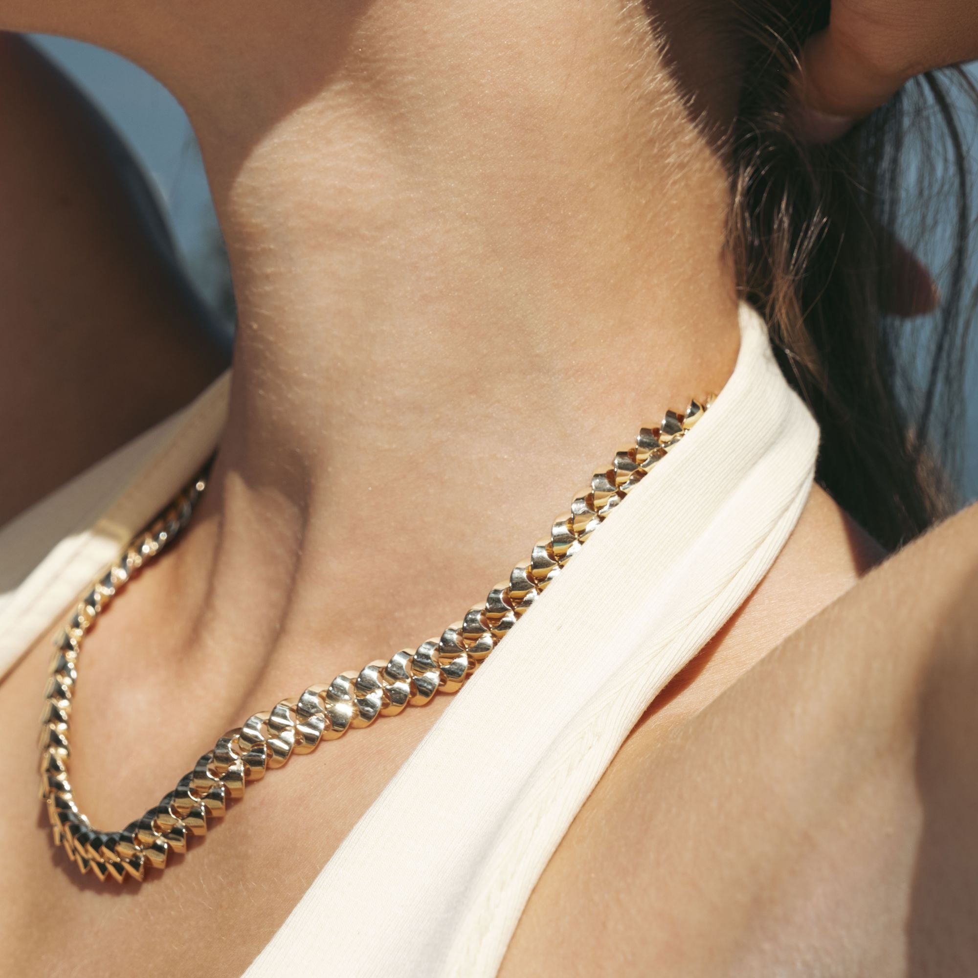 Dualis Cuban Link Chain Necklace