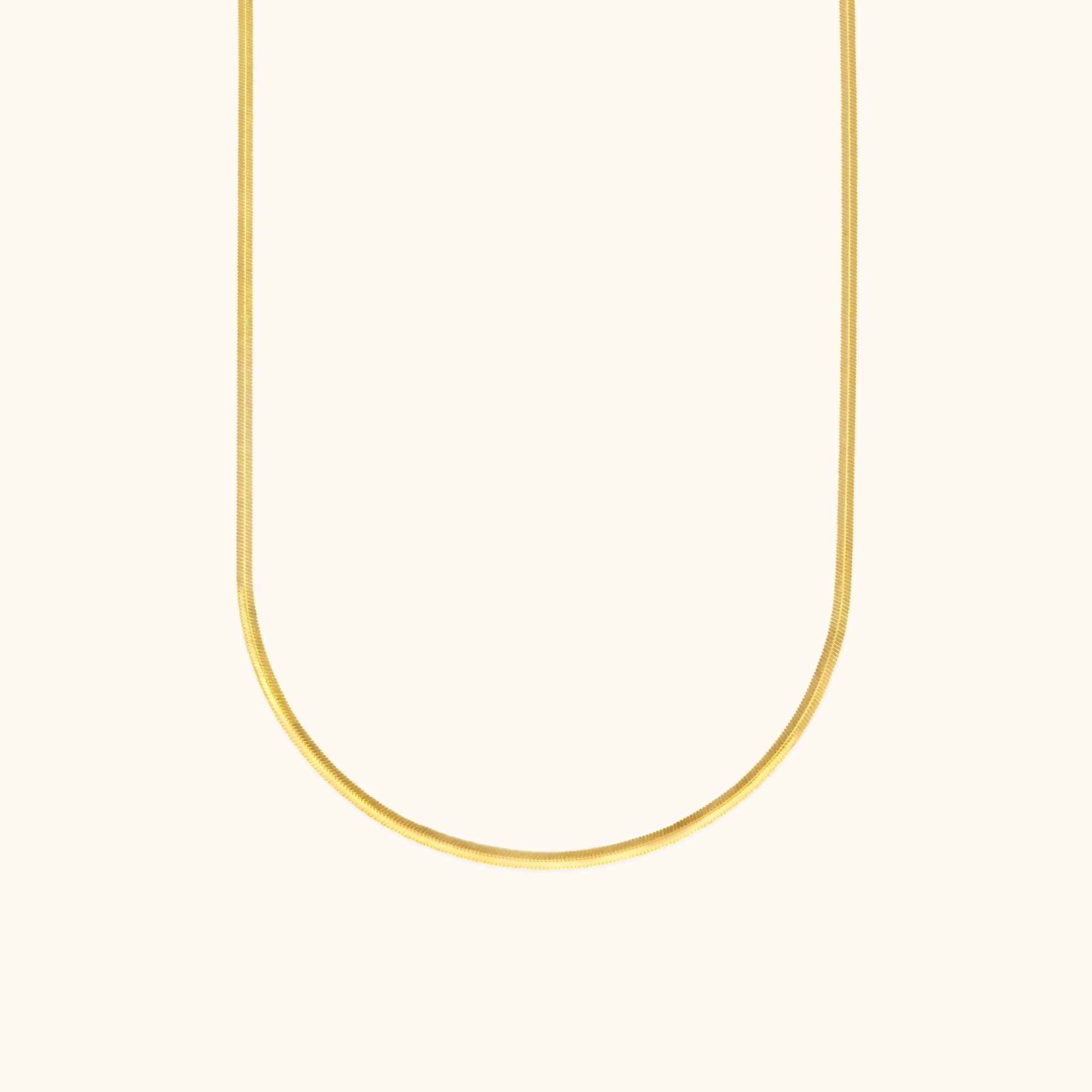 Snake Chain Gold Necklace