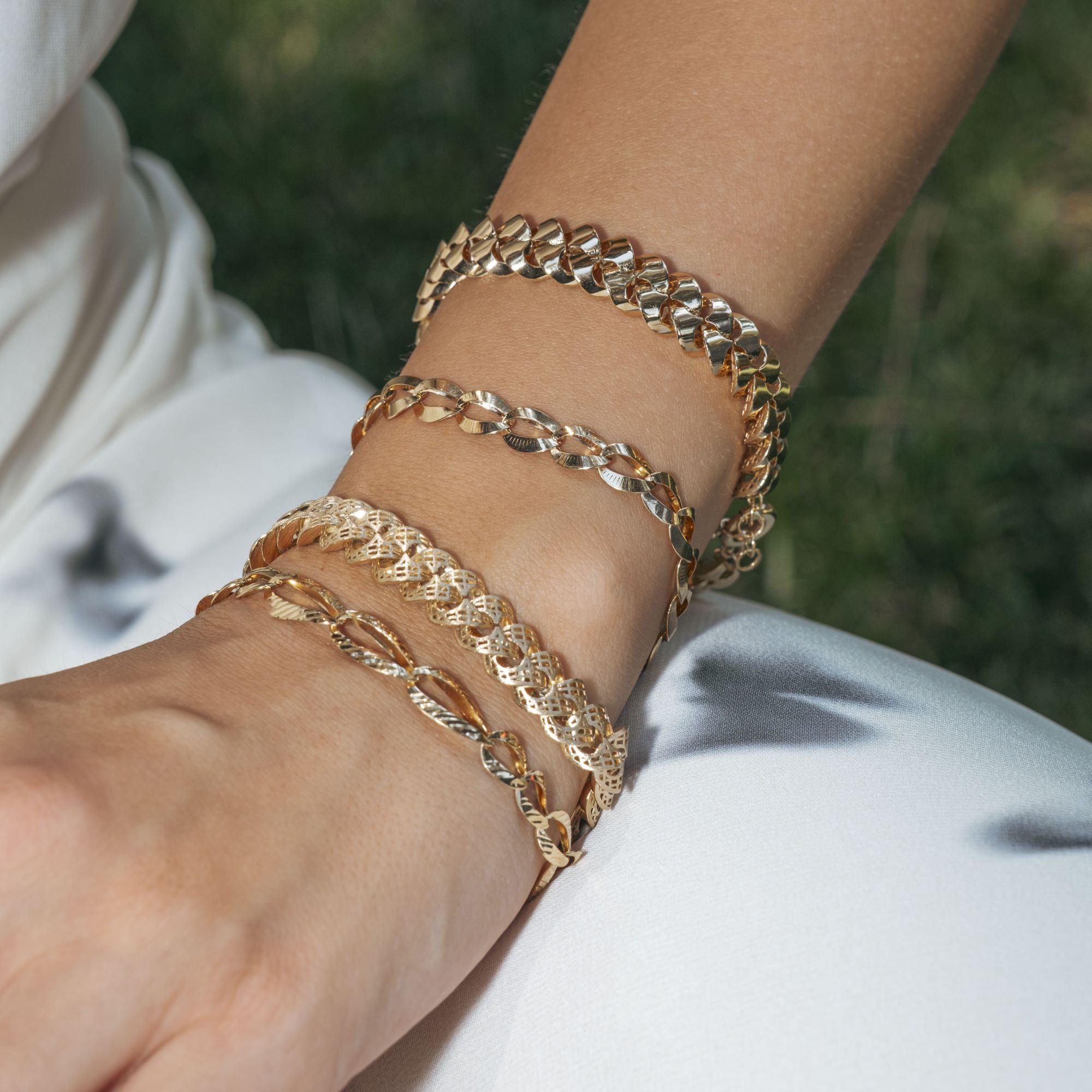 Dualis Cuban Link Chain Bracelet