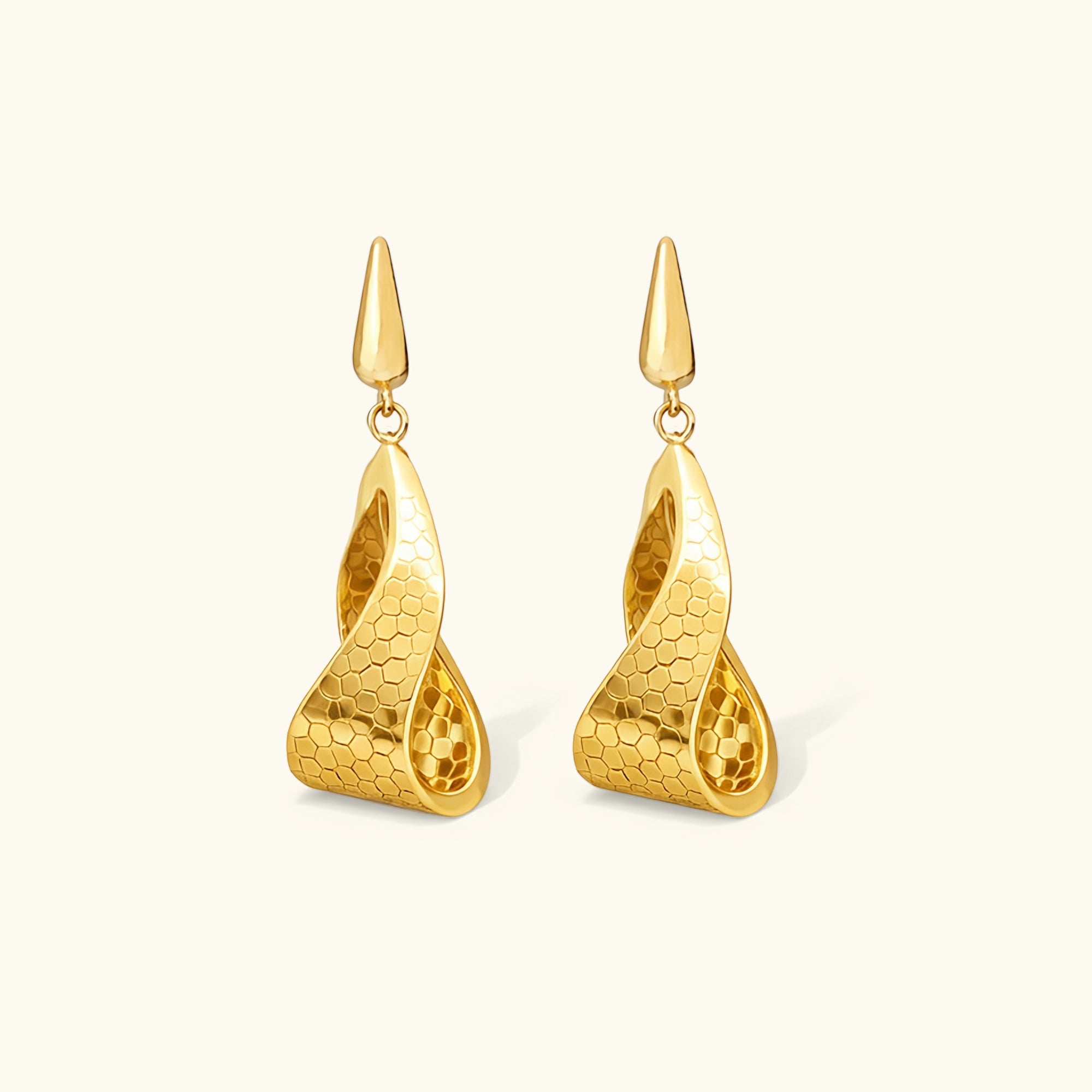 Aurelia Hive Dangle Drop Earrings