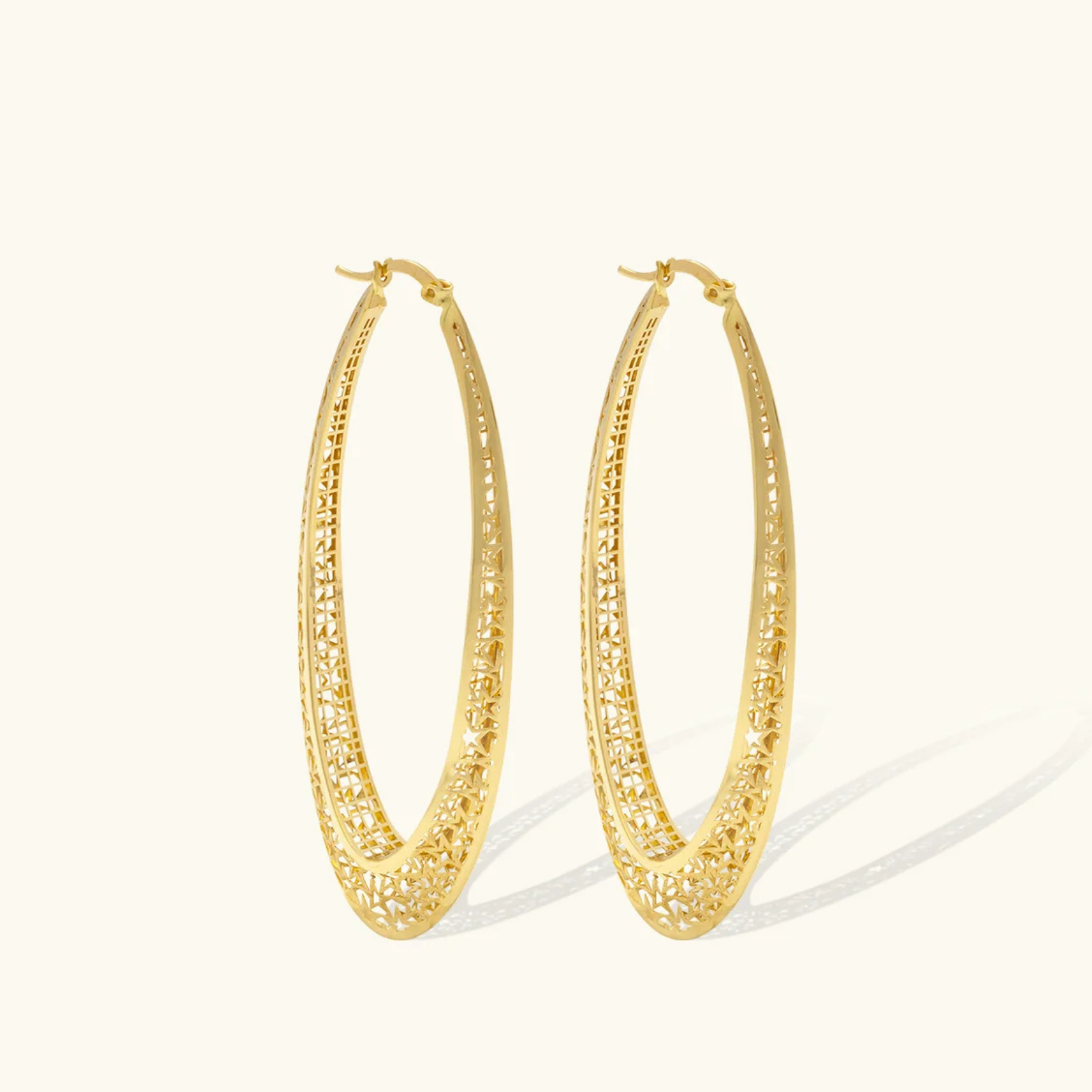 Milky Way Big Hoop Earrings