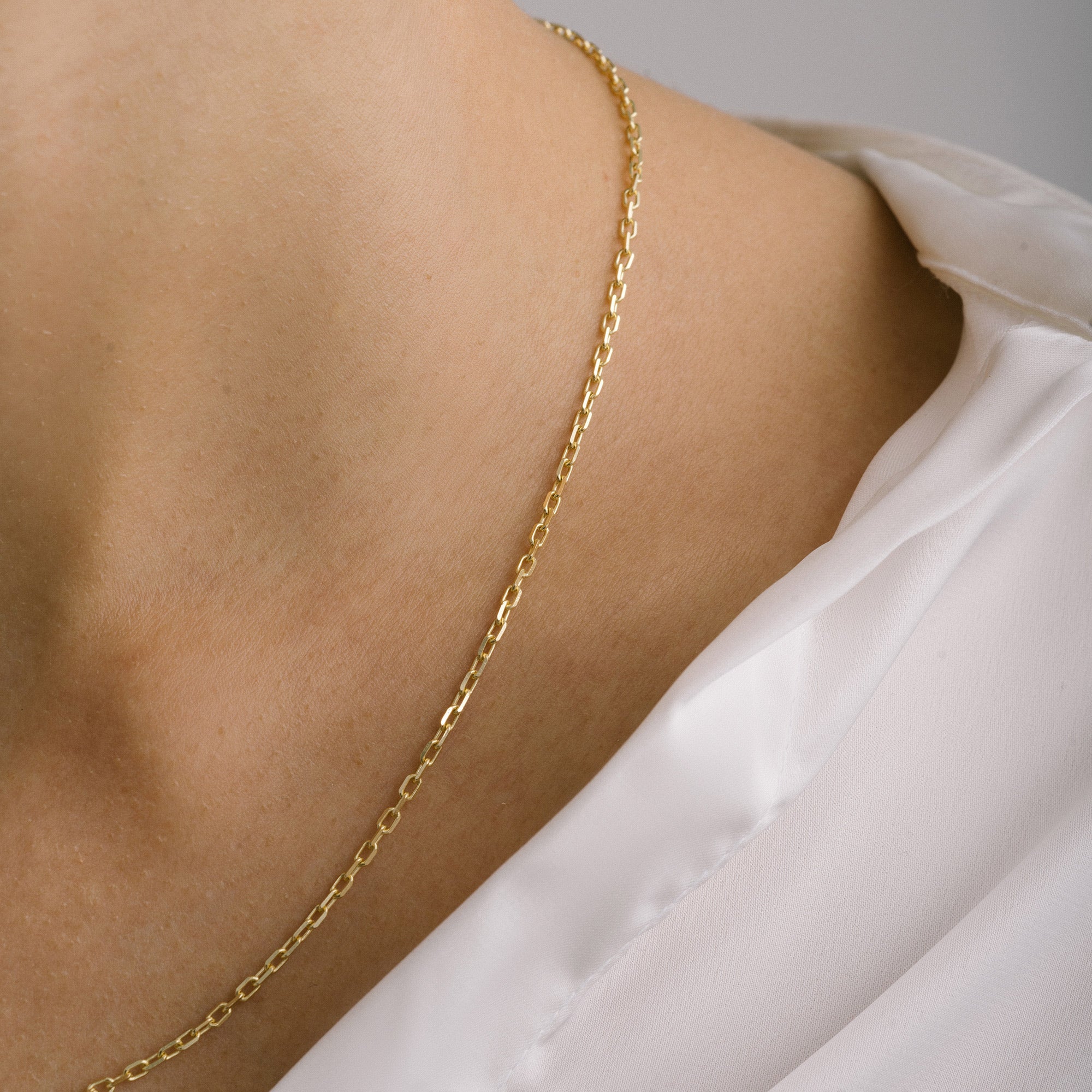 Cable Chain Gold Necklace