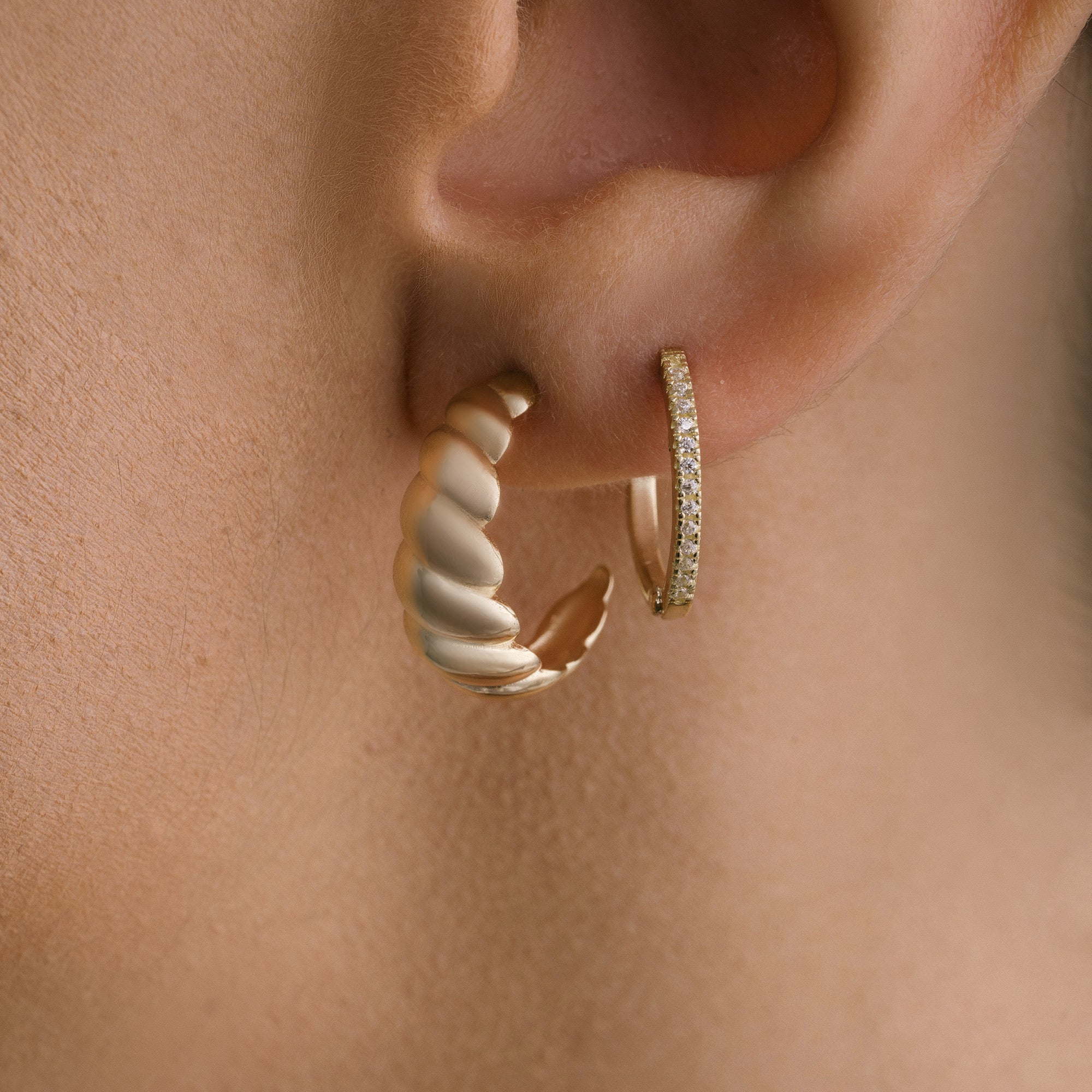 Gold Hoop Earrings