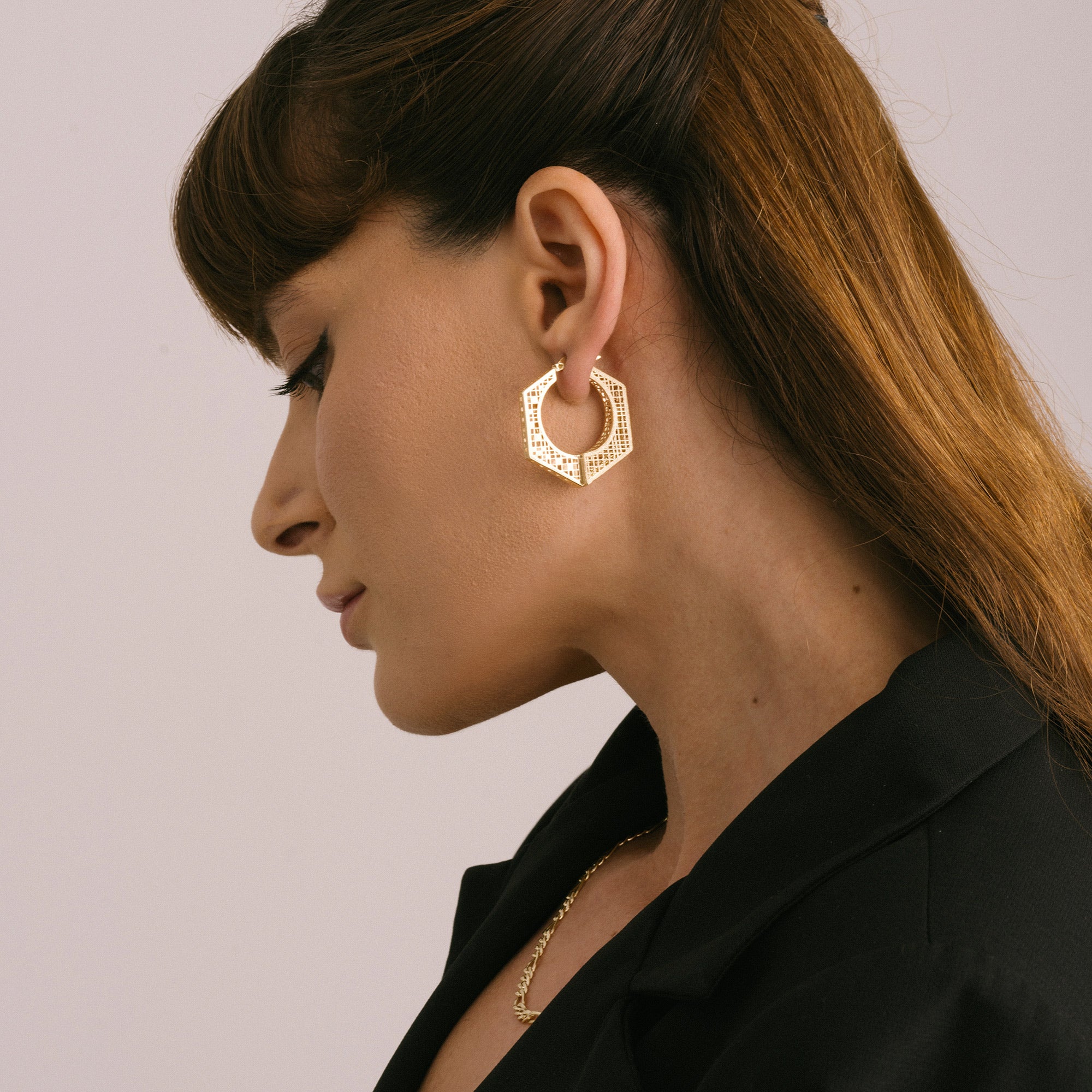 Hoop Gold Earrings for women